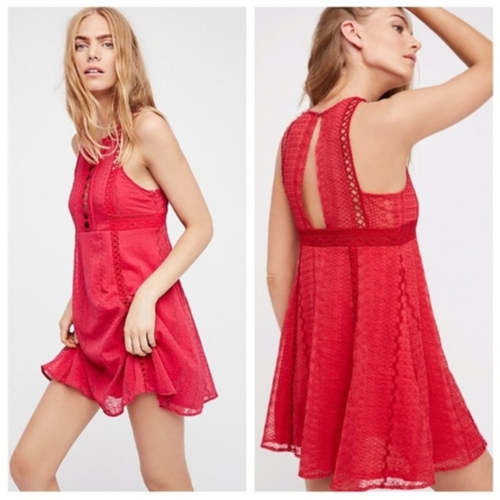 Free People Wherever You Go Mini Dress